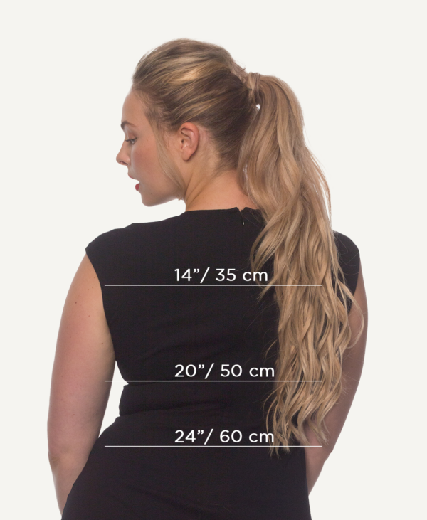 ponytail - #14 medium blonde. - 14 inches