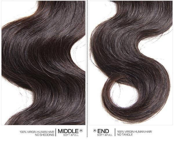 Sunber Hair Indian Body Wave 3 Bundles with 13*4 Ear to Ear Full Lace Frontal Closure, 8A Hotsale Virgin Hair - 18 18 18+16