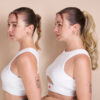 vegan fiber bouncy ponytail - blonde highlights 18".