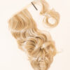 vegan fiber bouncy ponytail - blonde highlights 18".