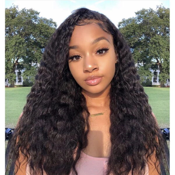 Sunber Hair Brazilian Water Wave Hair 4 Bundles, 100% Virgin Human Hair Weave - 18 20 22 24inch