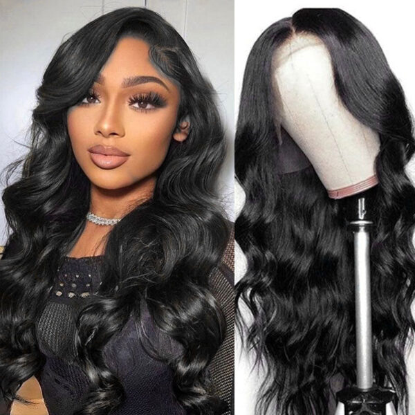 Body Wave Glueless Wig 4x4/13x4 Pre Cut Lace Wig 180% Density Wear and Go Wig - 5x5 Lace / 210% / 14inch