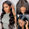 Body Wave Glueless Wig 4x4/13x4 Pre Cut Lace Wig 180% Density Wear and Go Wig - 5x5 Lace / 210% / 14inch