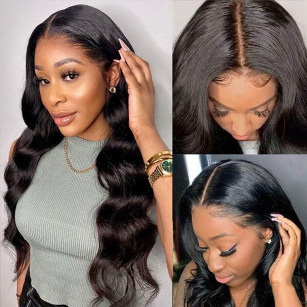 Body Wave Glueless Wig 4x4/13x4 Pre Cut Lace Wig 180% Density Wear and Go Wig - 5x5 Lace / 210% / 14inch