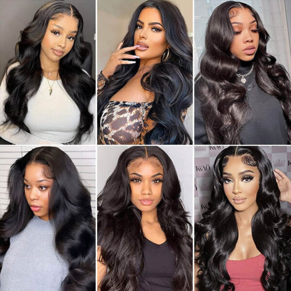 Body Wave Glueless Wig 4x4/13x4 Pre Cut Lace Wig 180% Density Wear and Go Wig - 5x5 Lace / 210% / 14inch