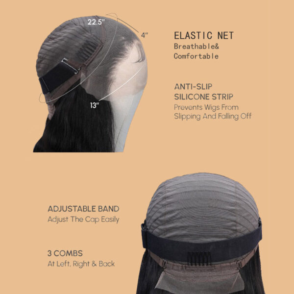Faba 40 Inch Super Long Human Hair HD Front Lace Wig - 5x5 / 40