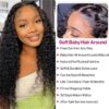 Natural Color Curly Wig 4x4/13x4/13x6 Transparent Pre Cut Lace Wigs 180% Density - 13x4 Lace / No / 22inch