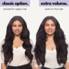 clip-in hair extensions #1b-6 dark highlights. - 24" / Extra Volume