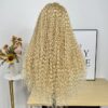Pre-Cut Lace Wear Go Glueless Wig 613 Blonde Pure Color Curly Breathable - 4x4 Lace / 180% Density / 28 inch