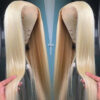 Sunber 613 Blonde Full Lace Color Wig Pre Plucked Straight Virgin Human Hair Wig 180% Density - 20 / Full Lace-180%