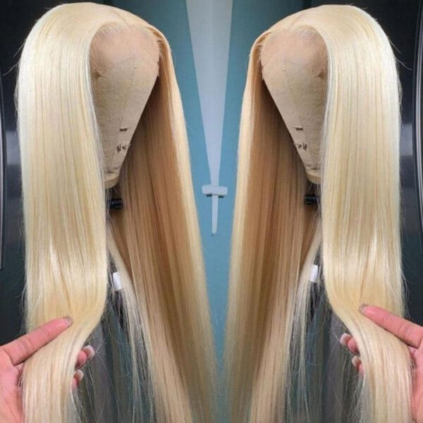 Sunber 613 Blonde Full Lace Color Wig Pre Plucked Straight Virgin Human Hair Wig 180% Density - 20 / Full Lace-180%
