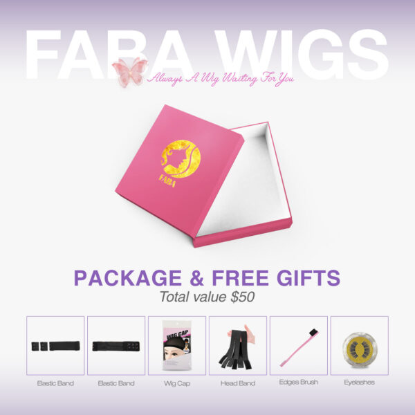 Faba 360 HD Lace Front Pre-plucked Wigs Chestnut Brown Curly Wigs - 360 Lace / 150% / 22inch