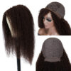 Clearance Sale Sunber Dark Brown Color Kinky Curly Glueless Wigs Human Hair Wigs 180% Density Flash Sale - 24