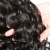 Natural Black Water Wave Lace Front Wig Pre-Cut Glueless Wig Ready Go Human Hair Wigs - 5x5 / 180% / 24 inch