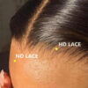 Sunber Kinky Straight Glueless Wig Invisible 5*5 HD Lace Wig Human Hair - 24 / 5*5 HD Lace-180% Density