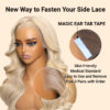 Extra 70% Off Sunber Layered Cut Dusty Blonde Body Wave Pre-Everything 13X4 Frontal Human Hair Wigs - 22