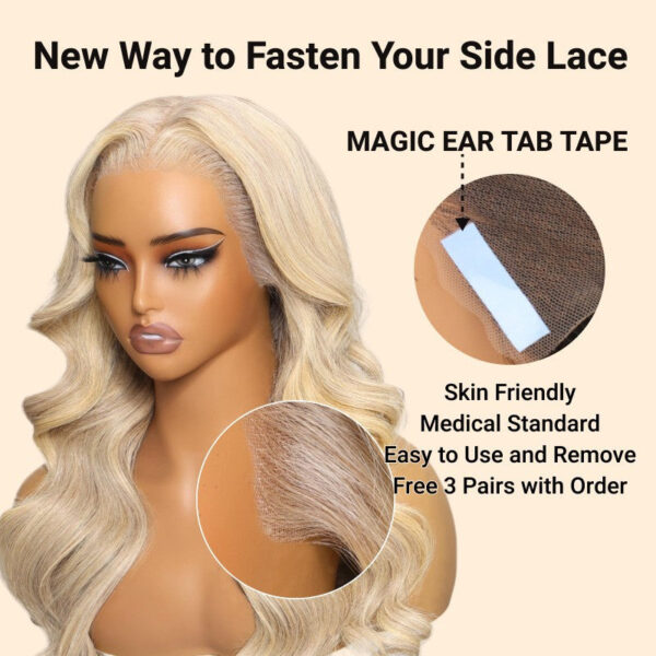 Extra 70% Off Sunber Layered Cut Dusty Blonde Body Wave Pre-Everything 13X4 Frontal Human Hair Wigs - 22