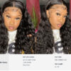 Sunber 5*5 Glueless HD Lace Closure Wig Deep Wave Human Hair Wigs - 16 / 200%