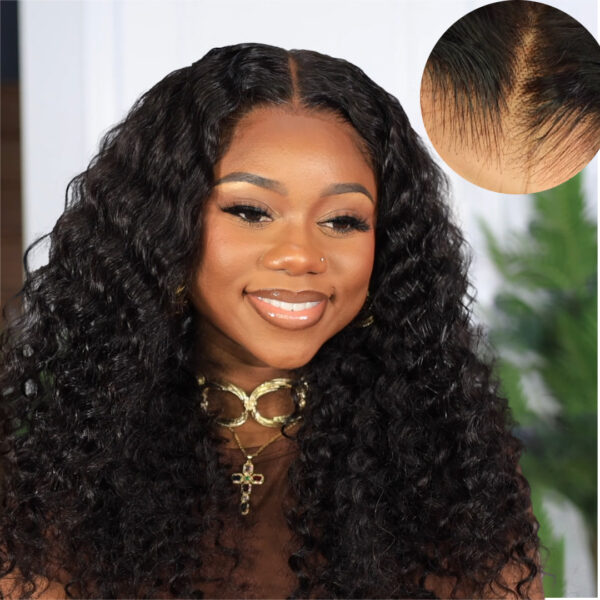 Glueless Wigs 4x4 Closure/13x4 Undetectable HD Lace Wig Wear and Go Wigs 180% Density - 4x4 Lace / 180% Density / 18inch