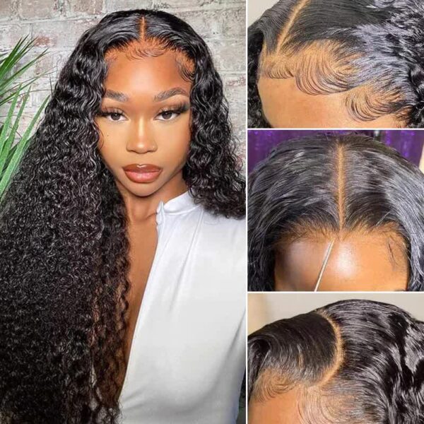 FABA Glueless HD Lace Wig Natural Black Curly Wear&Go Wig Beginner-Friendly - 13x4 Lace / 180% Density / 30inch
