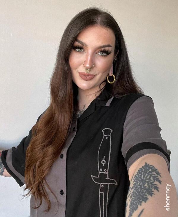 tape-in hair extensions #1b-2-4 dark ombre. - 14"/50g / Regular