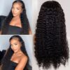 FABA Glueless HD Lace Wig Natural Black Curly Wear&Go Wig Beginner-Friendly - 13x4 Lace / 180% Density / 30inch