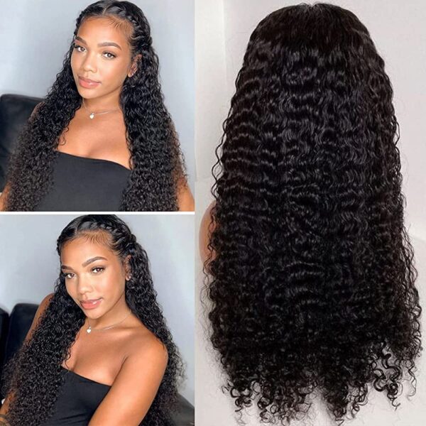 FABA Glueless HD Lace Wig Natural Black Curly Wear&Go Wig Beginner-Friendly - 13x4 Lace / 180% Density / 30inch