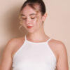 vegan fiber messy bun - honey blonde.