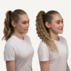 curly ponytail - #10 ash blonde. - 14 inches