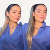ponytail - #10 ash blonde. - 14 inches