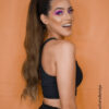 ponytail - #6 light brown. - 20 inches