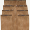 Invisible clip-in hair extensions #16 strawberry blonde. - 28" / Extra Volume