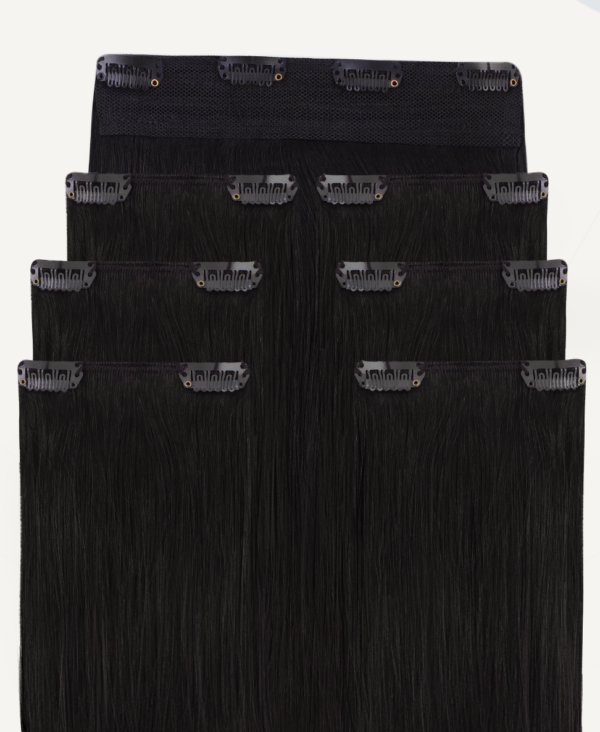set-1b-b clip-in extensions starter set (#1b).