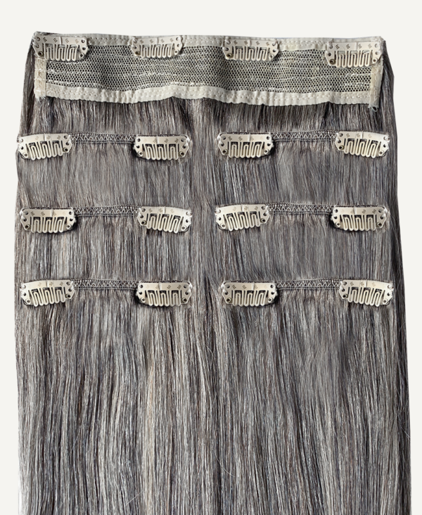 set-SP-c clip-in extensions starter set (salt & pepper).
