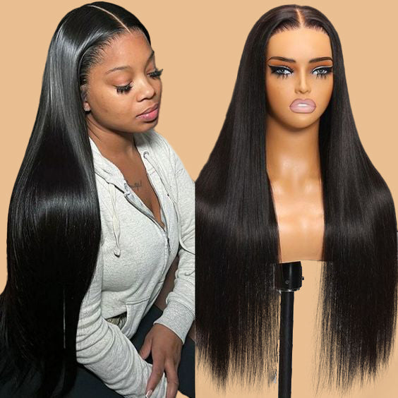 Faba 40 Inch Super Long Human Hair HD Front Lace Wig - 5x5 / 40