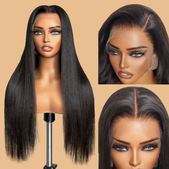 Faba 40 Inch Super Long Human Hair HD Front Lace Wig - 5x5 / 40