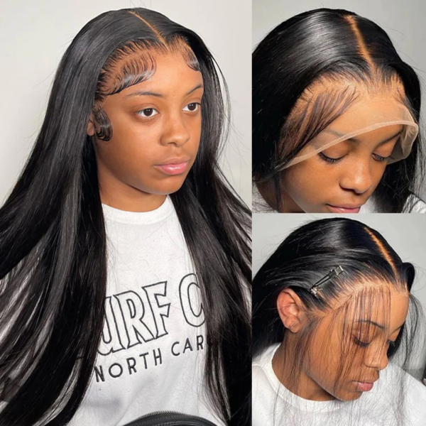 Natural Color Wig 4x4/13x4/13x6 HD Lace Front Wigs Breathable Cap Straight Wigs - 4x4 Lace / Yes / 20inch