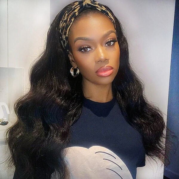 Sunber Amber Ansah Recommend Zero Skill Body Wave Headband Wigs Wear & Go Glueless Human Hair Wigs - 22 / Natural Black