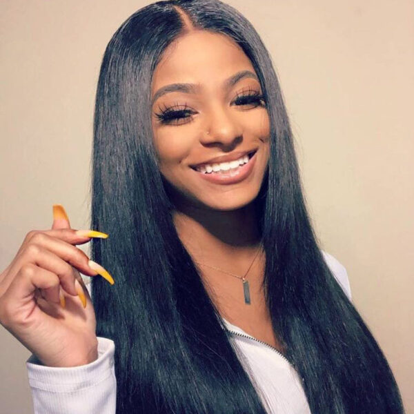 Sunber Hair Straight Hair 3 Bundles with 13*4 Transparent Ear to Ear Frontal Closure - 24 26 28+20