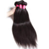 Sunber Hair Peruvian Straight Hair Bundles 3 Bundles With 4x4 inch Swiss Lace Closure, 8"-30" in stocks - 20 22 24+16