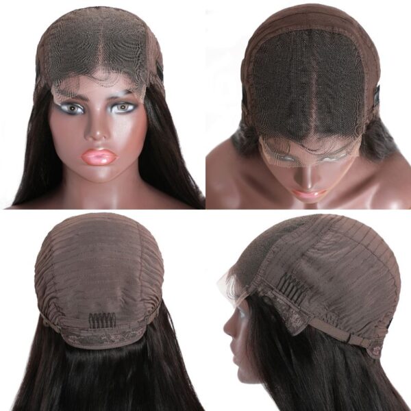 Sunber 5*5 Glueless HD Lace Closure Wig Deep Wave Human Hair Wigs - 16 / 200%