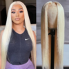 Sunber 613 Blond 13x4 HD Lace Front Wig Melt All Skin Glueless Human Hair Wigs - 14