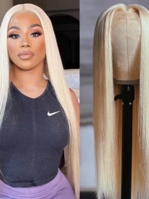 Sunber 613 Blond 13x4 HD Lace Front Wig Melt All Skin Glueless Human Hair Wigs - 16