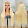 Sunber 613 Blonde Full Lace Color Wig Pre Plucked Straight Virgin Human Hair Wig 180% Density - 20 / Full Lace-180%