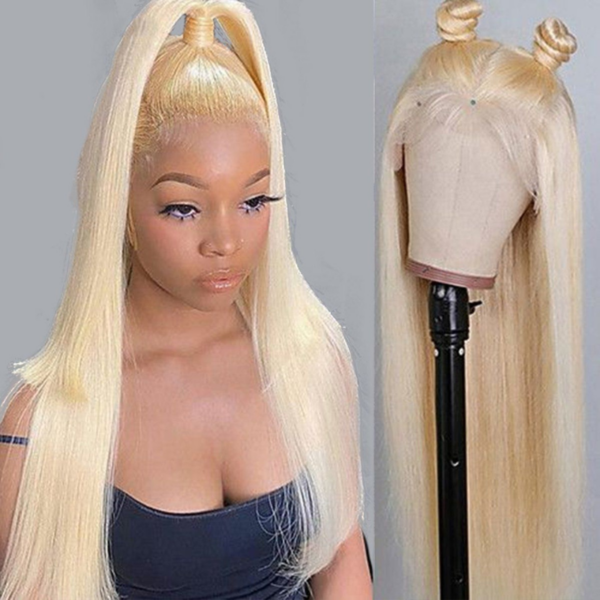 Sunber 613 Blond 13x4 HD Lace Front Wig Melt All Skin Glueless Human Hair Wigs - 14