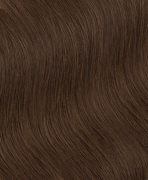 clip-in volumizer #6 light brown. - 14" / 1 x Extra-large weft