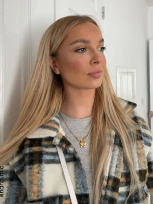 tape-in hair extensions #28 honey blonde. - 20"/50g / Invisible