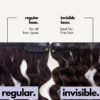 kinky (4A curls) clip-in extensions #1 jet black. - 24" / Regular / Classic