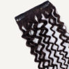 clip-in hair extensions 3C #1b Natural Black - Classic / Invisible base / 24"
