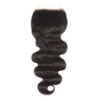 Sunber Hair Body Wave Transparent 5*5 Closure With Virgin Hair Weave 3 Bundles - 16 16 16+16 / Free Part